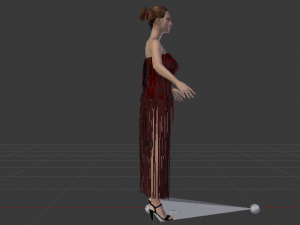 Woman in a Dress 013 Modèle 3D