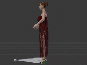 Woman in a Dress 013 Modèle 3D