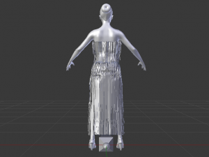 Woman in a Dress 013 Modèle 3D