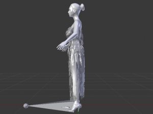 Woman in a Dress 013 Modèle 3D