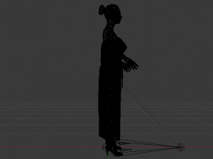 Woman in a Dress 013 Modèle 3D