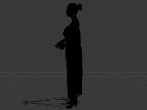 Woman in a Dress 013 Modèle 3D