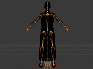 Woman in a Dress 013 3D Model