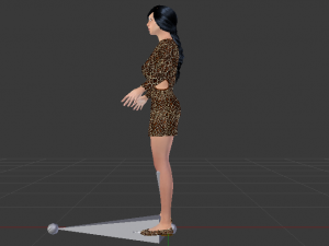 Woman in a Dress 015 3D 모델
