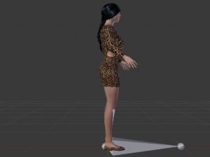 Woman in a Dress 015 3D 모델