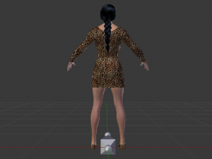 Woman in a Dress 015 3D 모델