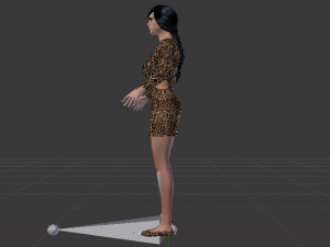 Woman in a Dress 015 3D 모델