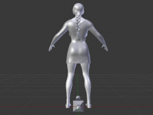 Woman in a Dress 015 3D 모델