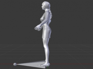 Woman in a Dress 015 3D 모델