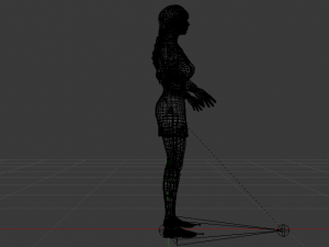 Woman in a Dress 015 3D 모델