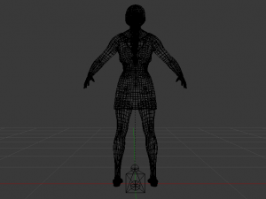 Woman in a Dress 015 3D 모델