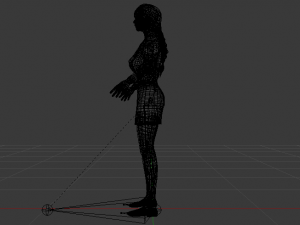 Woman in a Dress 015 3D 모델