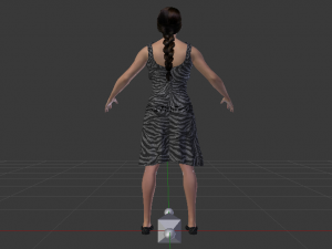 Woman in a Dress 016 3Dモデル