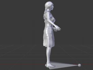 Woman in a Dress 016 3Dモデル