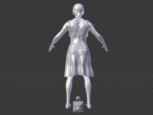 Woman in a Dress 016 3Dモデル