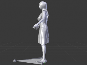 Woman in a Dress 016 3Dモデル