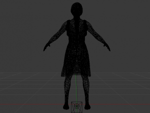 Woman in a Dress 016 3Dモデル