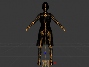 Woman in a Dress 017 3D Модель