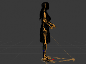 Woman in a Dress 019 3D Model