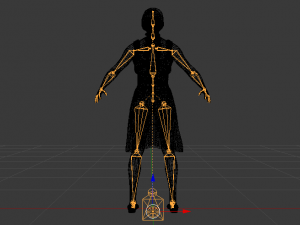 Woman in a Dress 019 3D Model