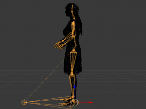 Woman in a Dress 019 3D Model