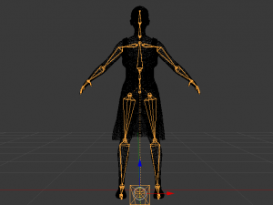 Woman in a Dress 020 3D Model