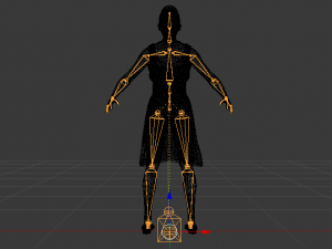 Woman in a Dress 020 3D Model