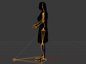 Woman in a Dress 021 3D Model
