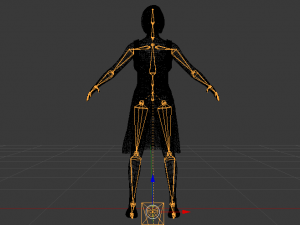 Woman in a Dress 022 Model 3D