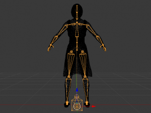 Woman in a Dress 022 Model 3D