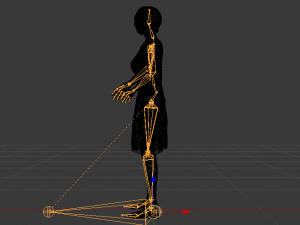 Woman in a Dress 022 Model 3D