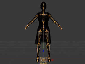 Woman in a Dress 023 3D Model
