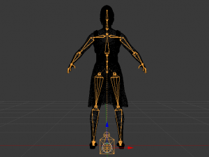 Woman in a Dress 023 3D Model