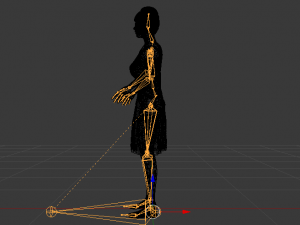 Woman in a Dress 023 3D Model