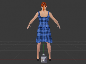 Woman in a Dress 024 3Dモデル