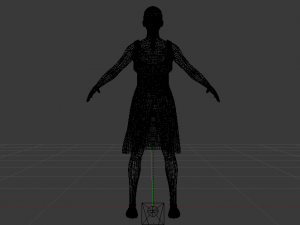 Woman in a Dress 024 3Dモデル