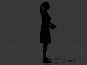 Woman in a Dress 024 3Dモデル