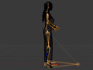 Woman in a Dress 025 3D Model
