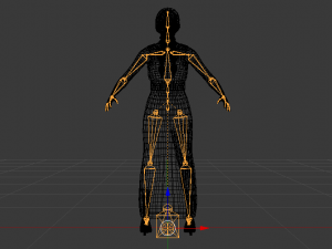 Woman in a Dress 025 3D Model