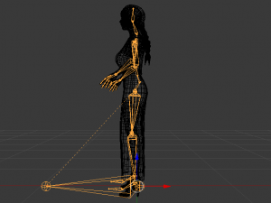 Woman in a Dress 025 3D Model