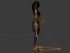 Woman in a Dress 026 3D Model