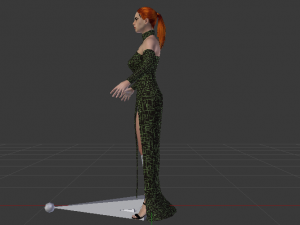 Woman in a Dress 027 3D Model