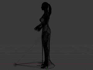 Woman in a Dress 027 3D Model