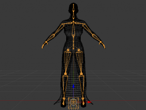 Woman in a Dress 027 3D Model
