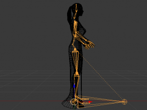 Woman in a Dress 027 3D Model