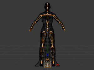 Woman in a Dress 027 3D Model