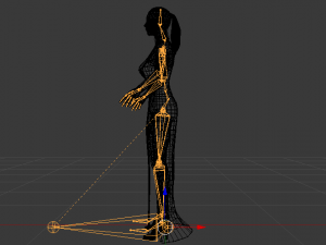 Woman in a Dress 027 3D Model