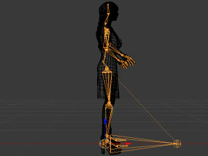 Woman in a Dress 028 3D Model