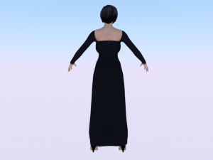 Woman in a Dress 029 3D 模型
