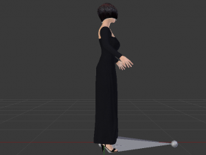 Woman in a Dress 029 3D 模型